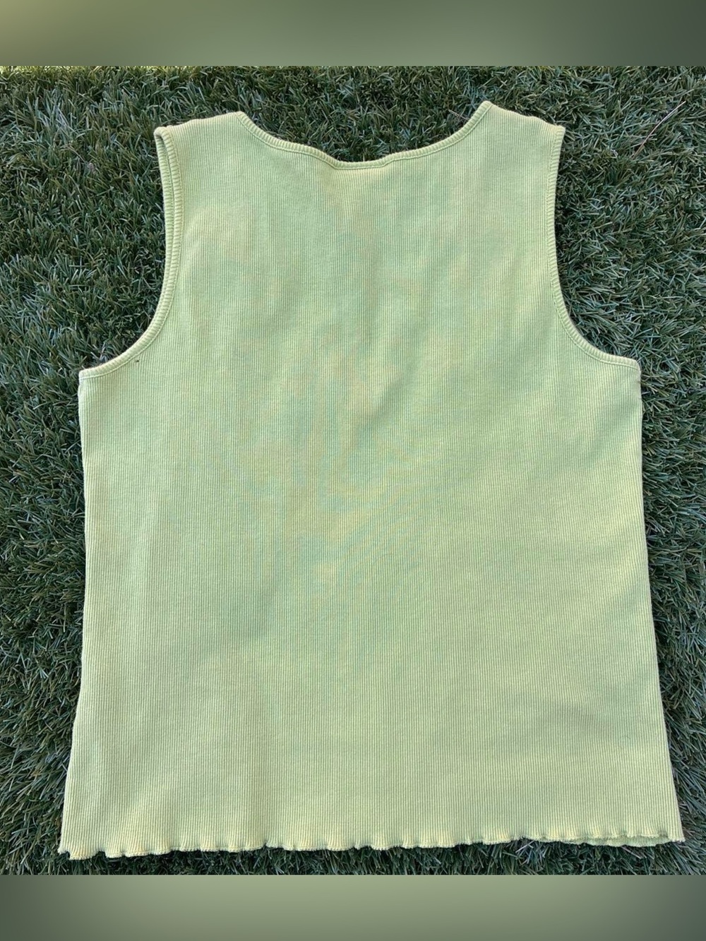 Ruby Rd. Lime Green Embellished Tank Top - Picture 4 of 4